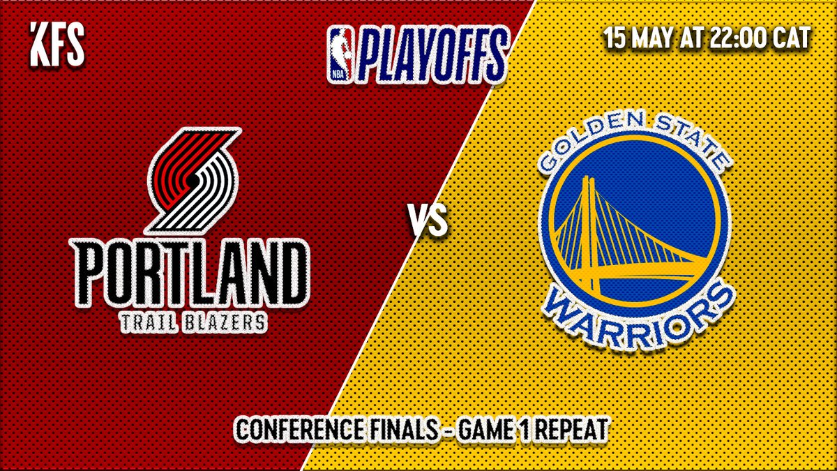 Kwesé Nigeria (@kwese_ng) on Twitter photo Did you miss the <a href="/NBA/">NBA</a> Western Conference finals game 1 between the <a href="/trailblazers/">Portland Trail Blazers</a> and reigning champions <a href="/warriors/">Golden State Warriors</a>?
Catch the repeat of Game 1 on #KFS tonight at 9:00pm.
#KFSNBA
#KweseNBA Did you miss the <a href="/NBA/">NBA</a> Western Conference finals game 1 between the <a href="/trailblazers/">Portland Trail Blazers</a> and reigning champions <a href="/warriors/">Golden State Warriors</a>?
Catch the repeat of Game 1 on #KFS tonight at 9:00pm.
#KFSNBA
#KweseNBA