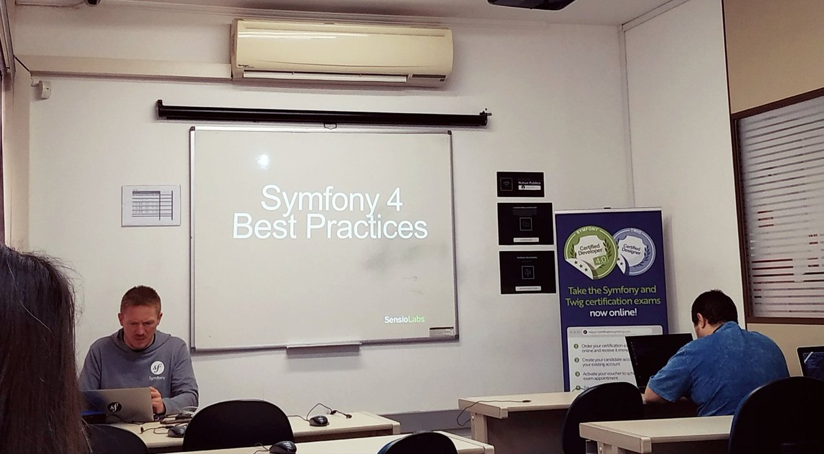 Bruno_HSouza's tweet image. Hora de aprender mais de Symfony com ninguém menos que um dos mantenedores e criadores do Framework PHP mais robusto, atualizado e querido pela comunidade, sr. @nicolasgrekas no Symfony Live Brasil!!! \o/

#SymfonyLive #symfony  #Symfony_Live #php #lesson