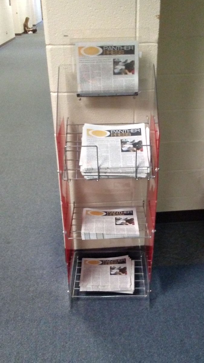 voiceofklein's tweet photo. Klein Oak Panther Press would love to thank the student body for a successful distribution yesterday. If you didn't already get a paper yesterday, there is still some papers left in the red station in the main hallway! https://t.co/VmUbceWShg