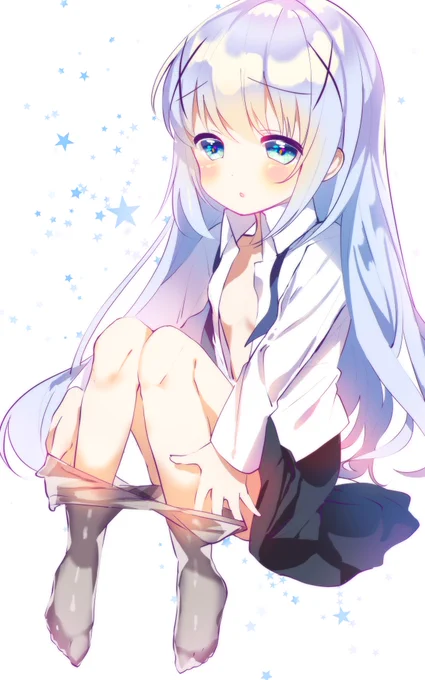 脱ぎたてのストッキングが欲しいだなんて…

らくがき
#ストッキングの日 
#ごちうさ #gochiusa 
#うにぃらすと 