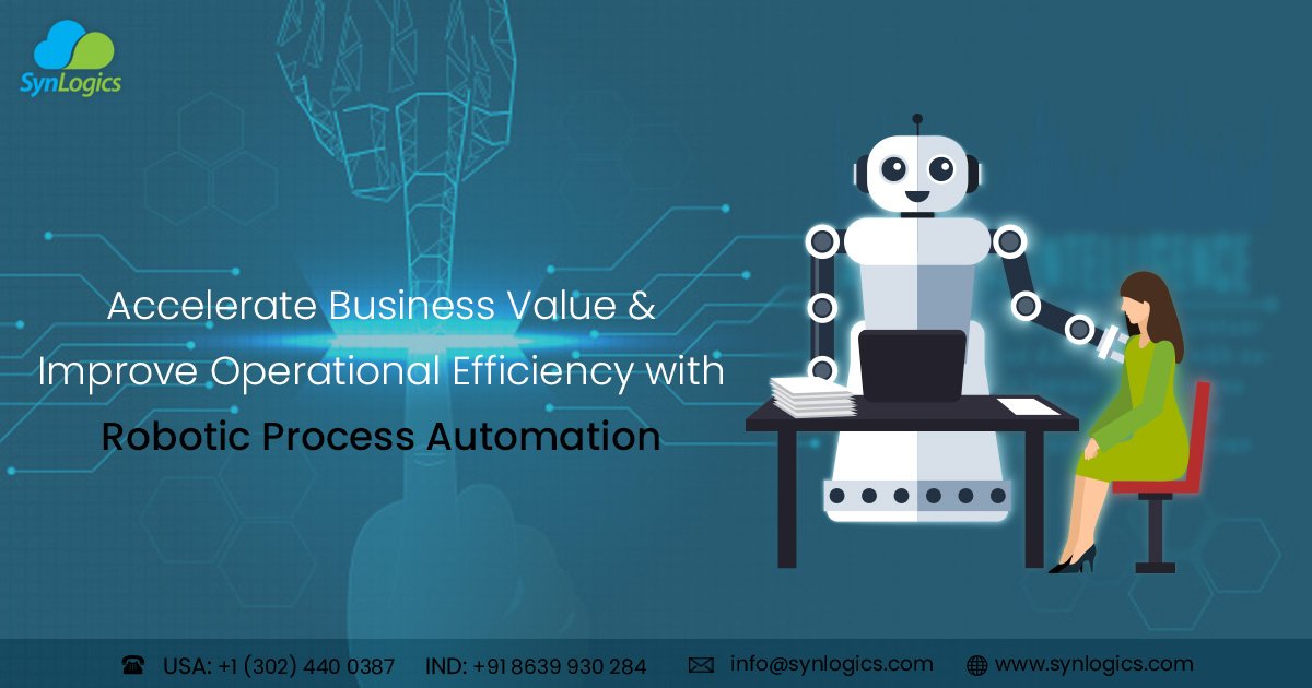 synlogics_Inc's tweet image. #SynLogics RPA development services implement scalable #RoboticProcessAutomationsolutions to execute a large volume and wide array of repetitive tasks
Contact us
Email:info@synlogics.com
Website: synlogics.com
#RPASolutions #RPACompanies #RoboticProcessAutomationVendors