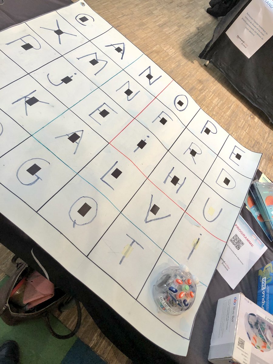 Easytis's tweet photo. Escape game @canope_27 avec #bluebot !
#Normandeday #normandeday2019 🍎🤖🍏 @IenEvreux5 @VilleEvreux @acrouen @DaneRouen
Quel est le mot mystère ? https://t.co/rDy2r3jvf0