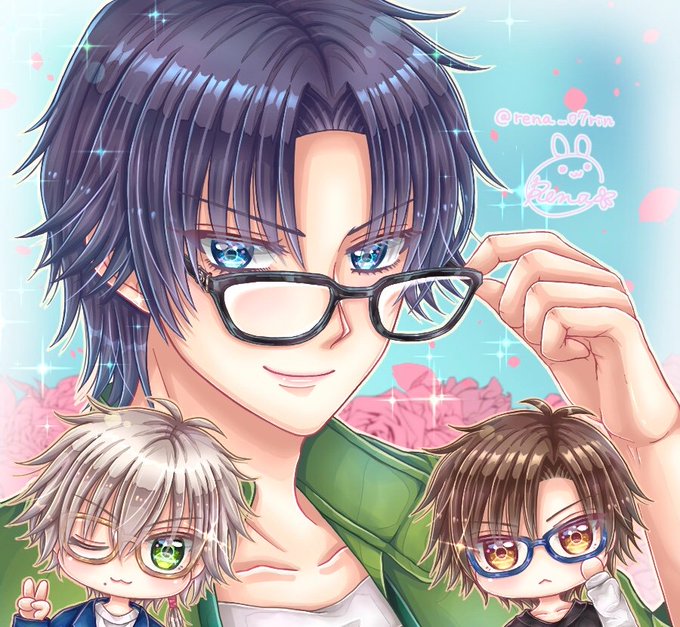 メガネ男のtwitterイラスト検索結果 古い順