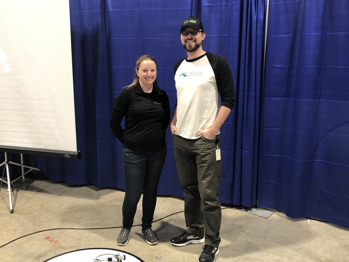 DougFiebig's tweet photo. Our TELT-C’s doing what they do best at #Options2019.  Thank you @MrJonathanPratt @MrGallery9 @brohartm and @CLevesque24 for showcasing some of the amazing technology that @RCDSB students and staff have access to. https://t.co/xeuT4dKFK9