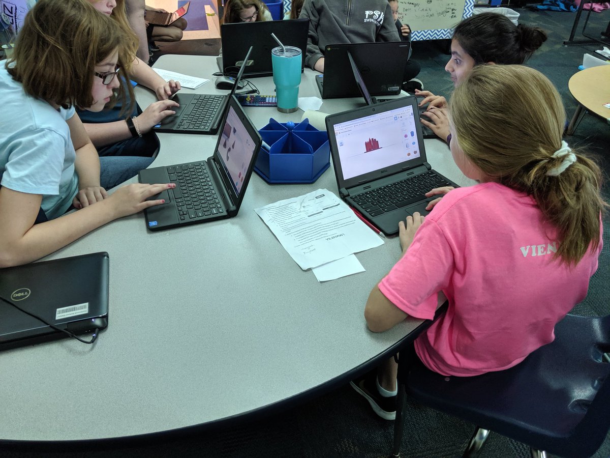 RSD_Innov8Lrn's tweet photo. Really enjoyed working with 5th grade students at Ballwin Elementary today on 3D design. Looking forward to seeing their final projects. #RSDSTEM https://t.co/731dY8POSy