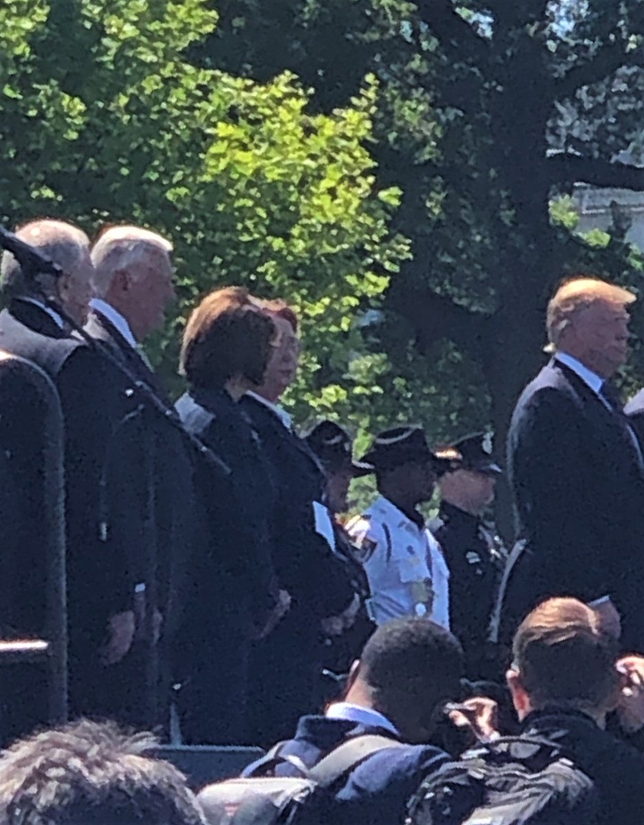 COPSOffice's tweet photo. #PoliceWeek19 | COPS Office Director Keith was honored to share the stage today with President Trump and other dignitaries to pay respect to #LODD peace officers and their families at the 38th Annual National Peace Officers' Memorial Service. #PoliceWeek #PoliceWeek2019 #LE https://t.co/NwYz24luSo