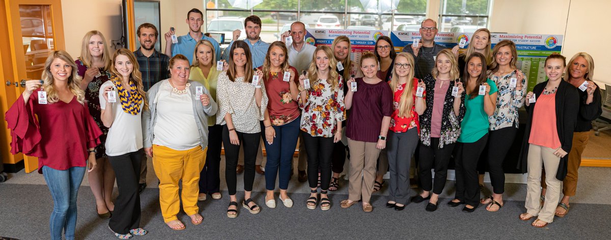 EVSC1's tweet photo. It's that time of the year again... A big congrats to our first group of new teachers that just completed their orientation! We are so thrilled to have you join the EVSC team. Welcome aboard! 

#WeAreEVSC https://t.co/w7SRIUThLV