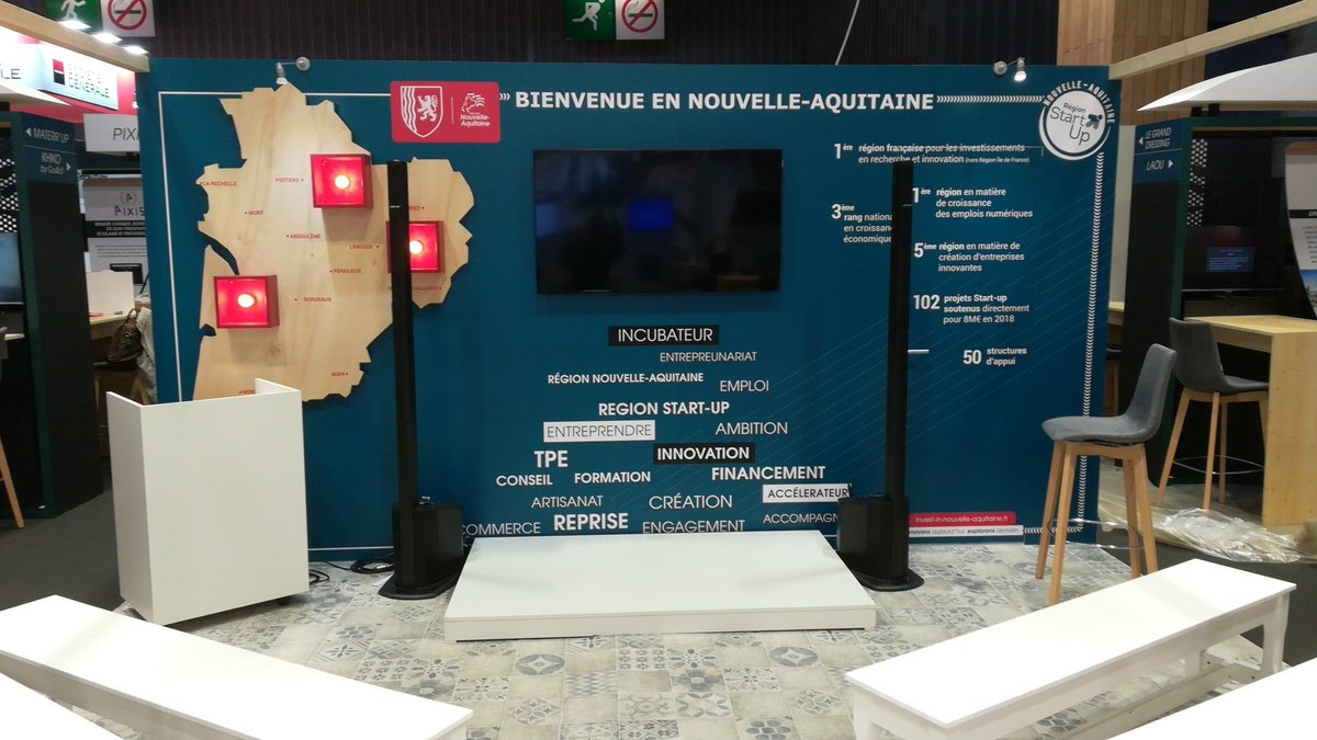 BrietLaurent's tweet photo. Venez retrouver la #TeamNAqui dès 7h30 sur le pavillon @NvelleAquitaine à @VivaTech
#Joué @SmartPigments @MaterrUp @LAOU_FR @Pixis_co @MrBotFr @NeopOnegate @Rhinov_ @ThinkDeepAI @Go4ioT #LeGrandDressing #Deski @pollenrobotics @ST37fr #ProfEnPoche @Novo3d @mellisphera #ByTheWave https://t.co/mKsrPK4wrM