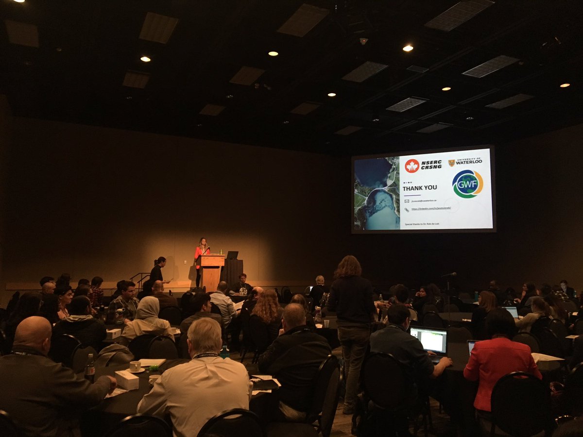 First presentation ✅ at the Ecosystems and Water Quality session #GWFASM