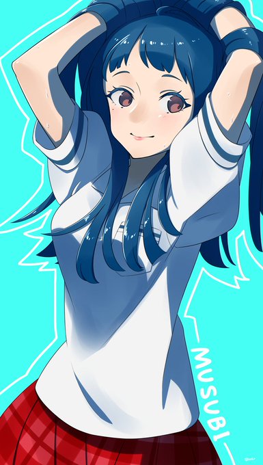 芋ようかん。さんがTwitterに投稿した天堂寺ムスビ(ゾンビランドサガ)のイラスト。