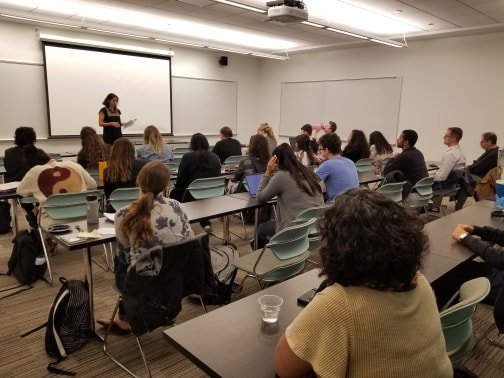 DePaulINT's tweet photo. Thank you to María José Méndez for her outstanding talk yesterday at #INTuesday! Here are some pictures!
María recommended reading "Renegade Dreams" by Laurence Ralph so be sure to check it out!
#DePaul #DePaulLAS #DePaulINT #INTstudents #INTgrads #INTalum #INTreads https://t.co/dTcb81ehU9