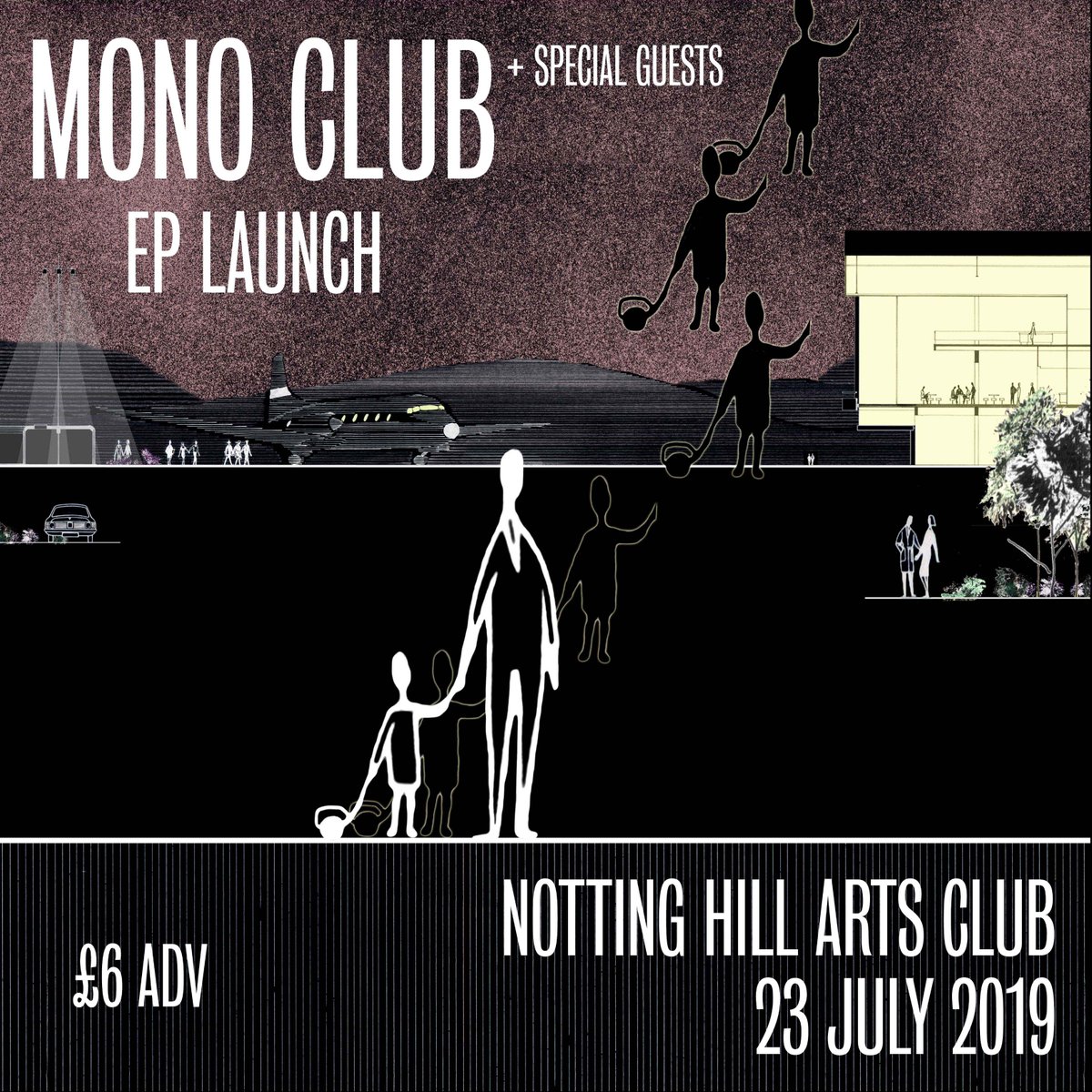 New Music Alert!
Dear friends, join us to celebrate the launch of our brand new EP on 23rd July at <a href="/NHAClub/">NottingHillArtsClub</a> .
Tickets available here: monoclubeplaunch.eventbrite.co.uk
Tickets are a few quid, if you pay a bit more we'll throw in a vinyl. See you there!