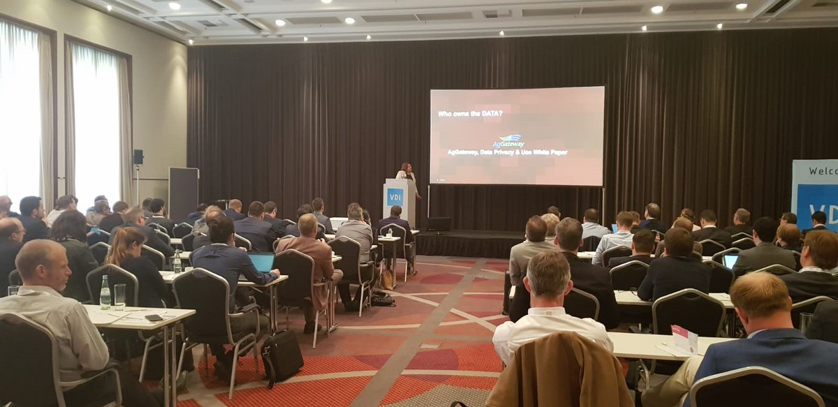 AGCOcorp's tweet image. #AGCO’s @Corina_Ardelean spoke at the 3rd International VDI Conference about gathering agronomic and machine data to synchronize your farm’s crop cycle. #FuseTech #SmartFarming #agtech