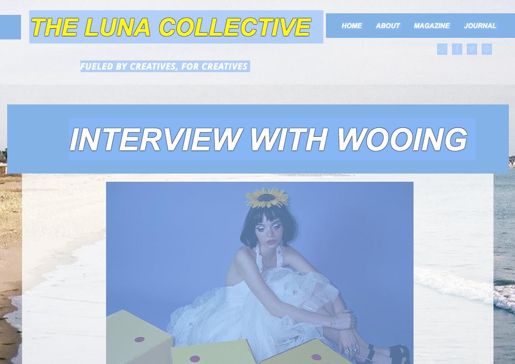 Had a nice chat with @crabtreeisabelm for the very cool <a href="/LunaCollective/">The Luna Collective</a> Magazine, check it out! 🌸 thelunacollectivemag.com/wooing