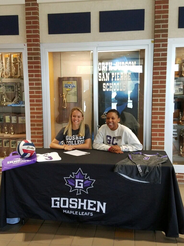 GCMapleLeafs_WV's tweet photo. 🚨 NEW MAPLE LEAF ALERT 🚨
Welcome Courtney Trusty to the family! We are thrilled to have this fierce competitor and state champ apart of our sisterhood.
📍 North Judson 
🏐 DS/L 
📚 sports management https://t.co/WxnxU8QjFk