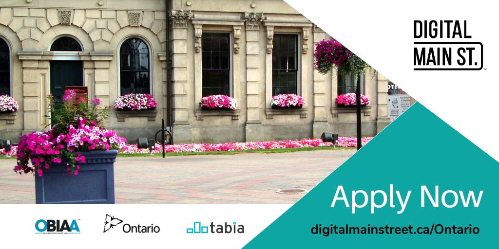 Have you applied for a Digital Transformation Grant or Digital Service Squad Grant of $2,500 to $10,000? Find out how to apply: bit.ly/DigitalMainStO… #DigitalMainSt #smallbusiness #digitalmarketing #Ontario #mainstreet #municipality #BIA