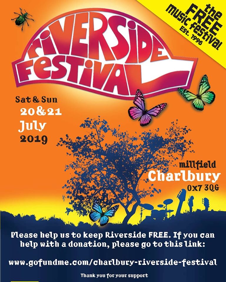 RiversideFest's tweet image. Can you help keep Riverside FREE. Please click the link, and give what you can. Thank you.
 gofundme.com/charlbury-rive…
 #RiversideFest2019
 #FreeFestival
 #Charlbury
 #GoFundMe