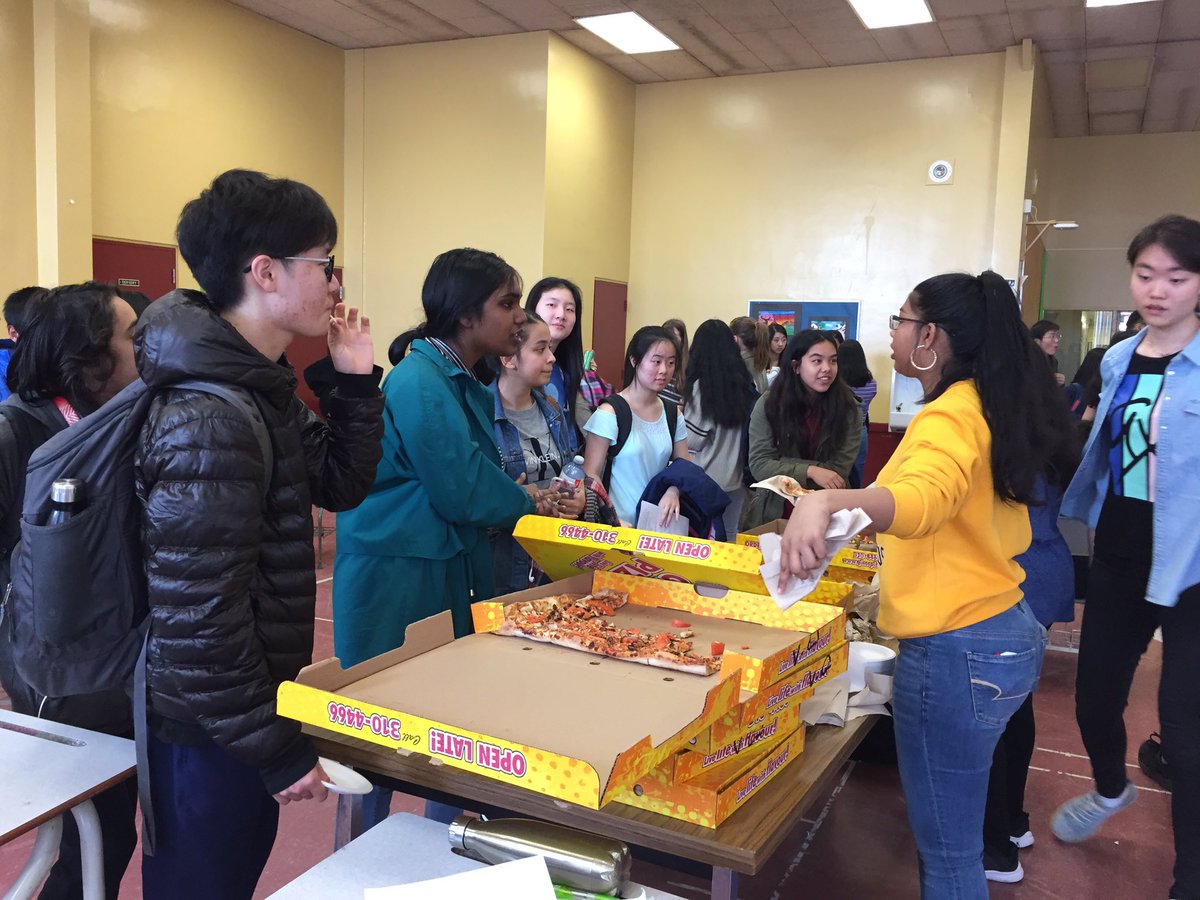 jpci_lib's tweet photo. The cafeteria was busy today for our Meet the Candidates event! A reminder that voting is this Friday! Check out the candidate platforms on our election website! @BloorCI https://t.co/zShO11CThr