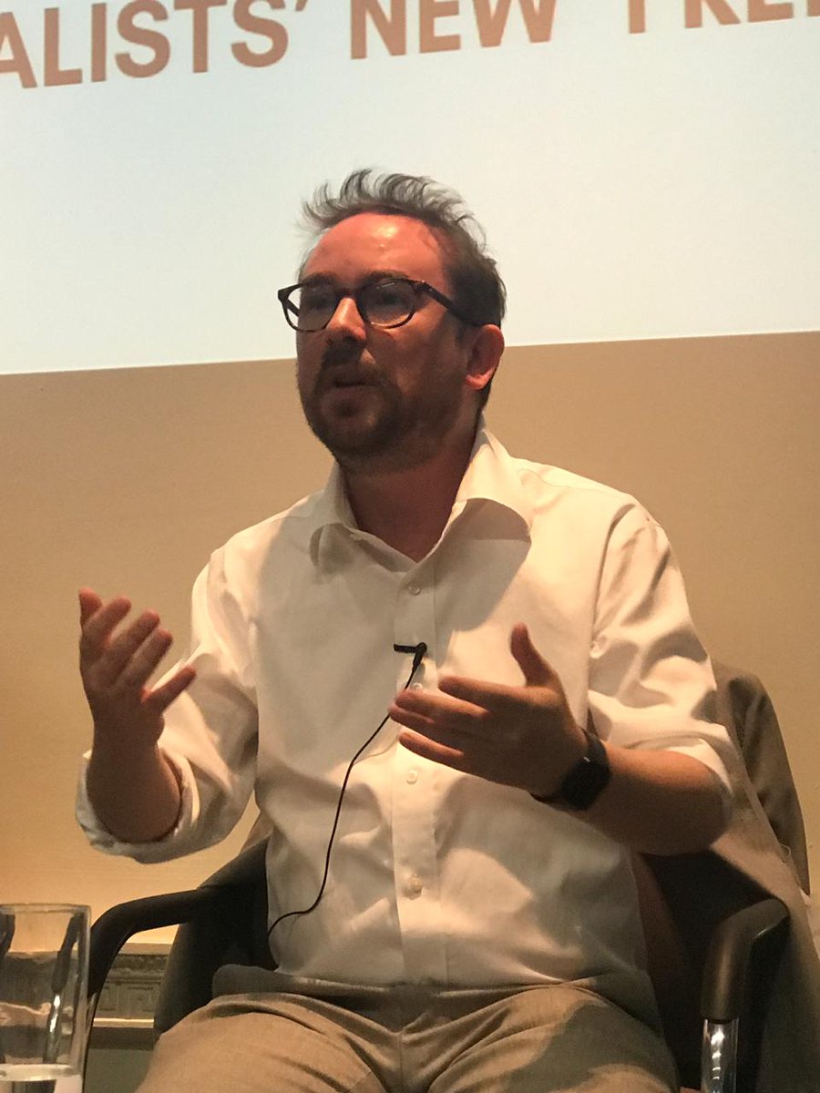 SAJPSymposium's tweet photo. "Question is if the capability exists to match the scale of the problem of misinformation and disinformation. There are limited ways of being right and more ways of being wrong. And all of them are on social media,"FullFact editor Tom Phillips(@flashboy). https://t.co/haxxz4mqsN