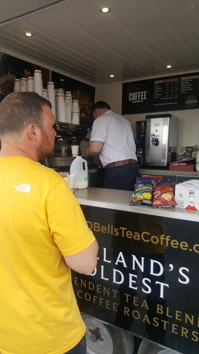 Our Operations Director William makes a mean cappuccino!!