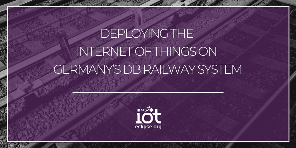 EclipseIoT's tweet photo. The Deutsche Bahn AG (DB), German Railway, is one of the largest
transport and logistics companies in the world! See how @DBSystel is using Eclipse IoT today: https://t.co/7tYaCrUSTB https://t.co/T8ZhfK9vZe