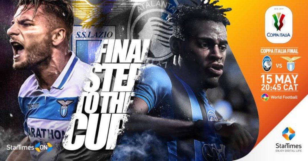 StarTimes_Ng's tweet photo. Stadio Olympico is ready for tonight's battle! 💥

Who will win the #CoppaItalia Final?
Watch Atalanta vs Lazio on #STWorldFootball tonight @ 7:45pm.

#CoppaItaliaOnStarTimes #TimCupFinal #Atalanta #Lazio #AtalantaLazio #ItalianCupFinal #TimCup #StarTimesSports https://t.co/LSWpKmbPFX