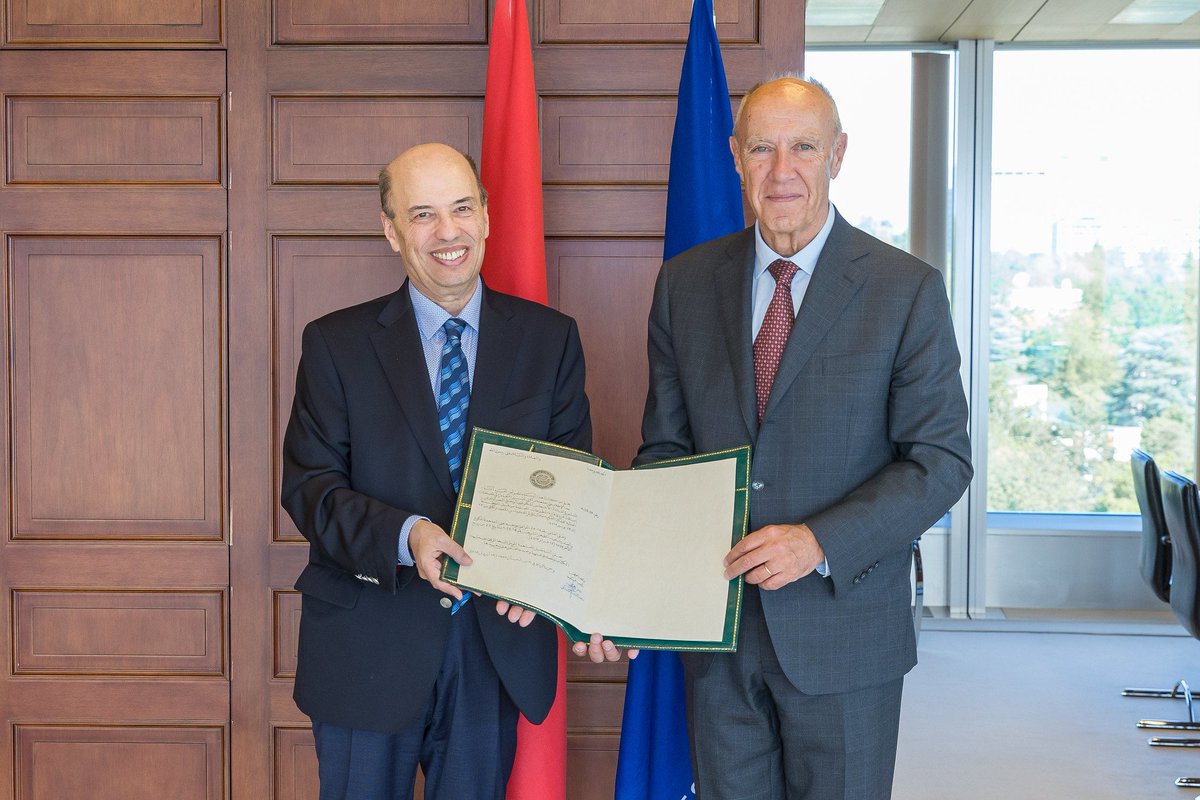 Morocco 🇲🇦 joins the Marrakesh Treaty on access to published works 📚 for blind and visually impaired persons: ow.ly/Dw5350ucYzA. More about the #MarrakeshTreaty: ow.ly/fffE50ucYzz. #copyright