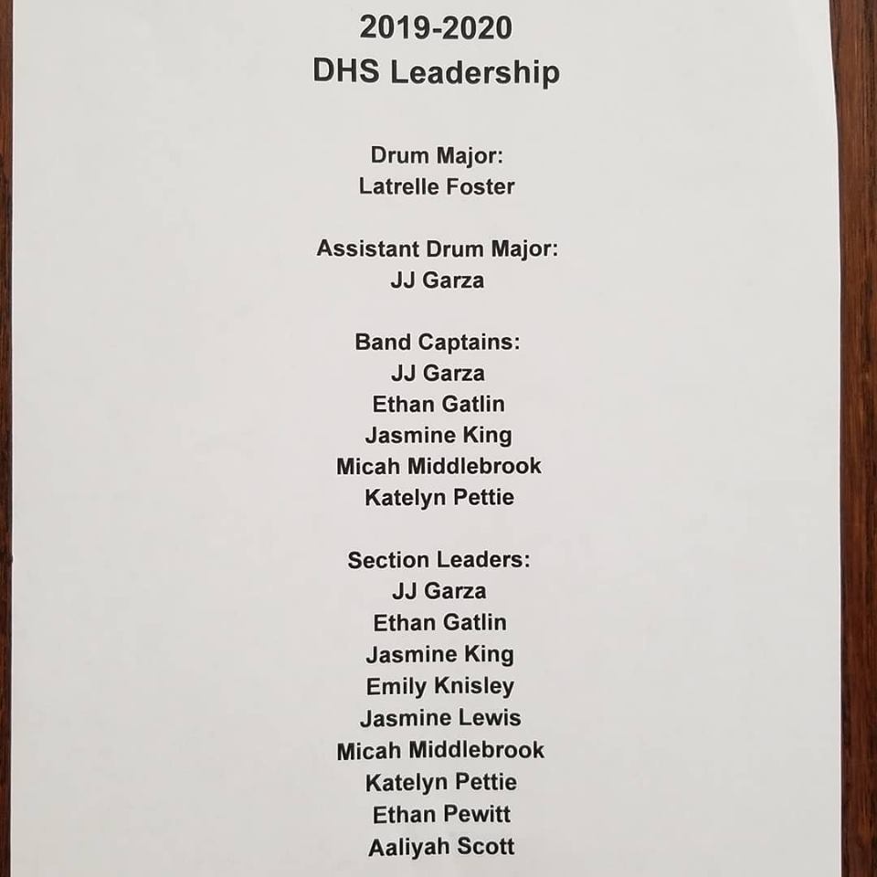 DHS Trojan Band tweet media