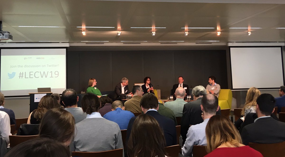 Very interesting discussion session: “Integrating technologies for local energy communities” at the Local Energy Communities workshop  🏙🚗🧩⚡️
#LECW2019 #smartgrids #RenewableEnergy 📍Brussels