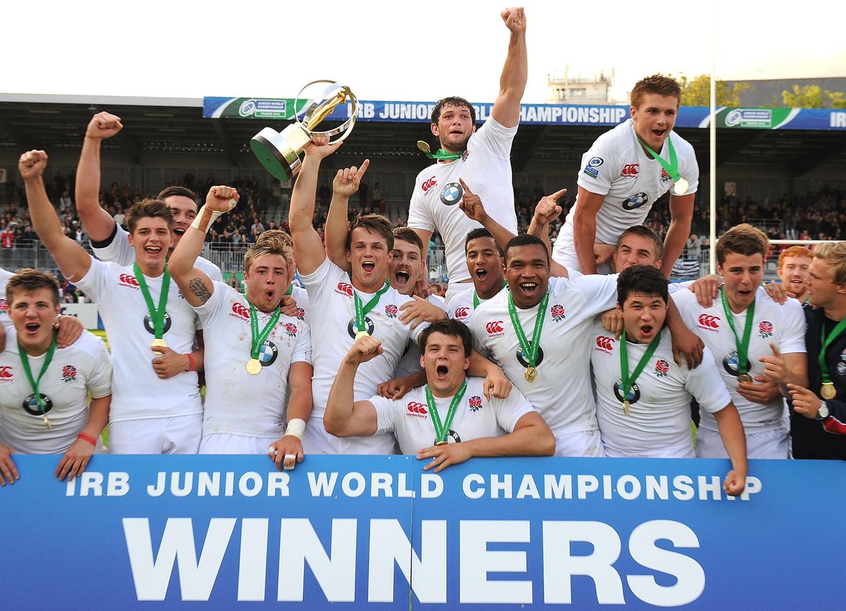 11 years

9 finals

3 championships

We look back at England's proud history in the #WorldRugbyU20s ahead of next month's showpiece in Argentina: bit.ly/2Hku71U