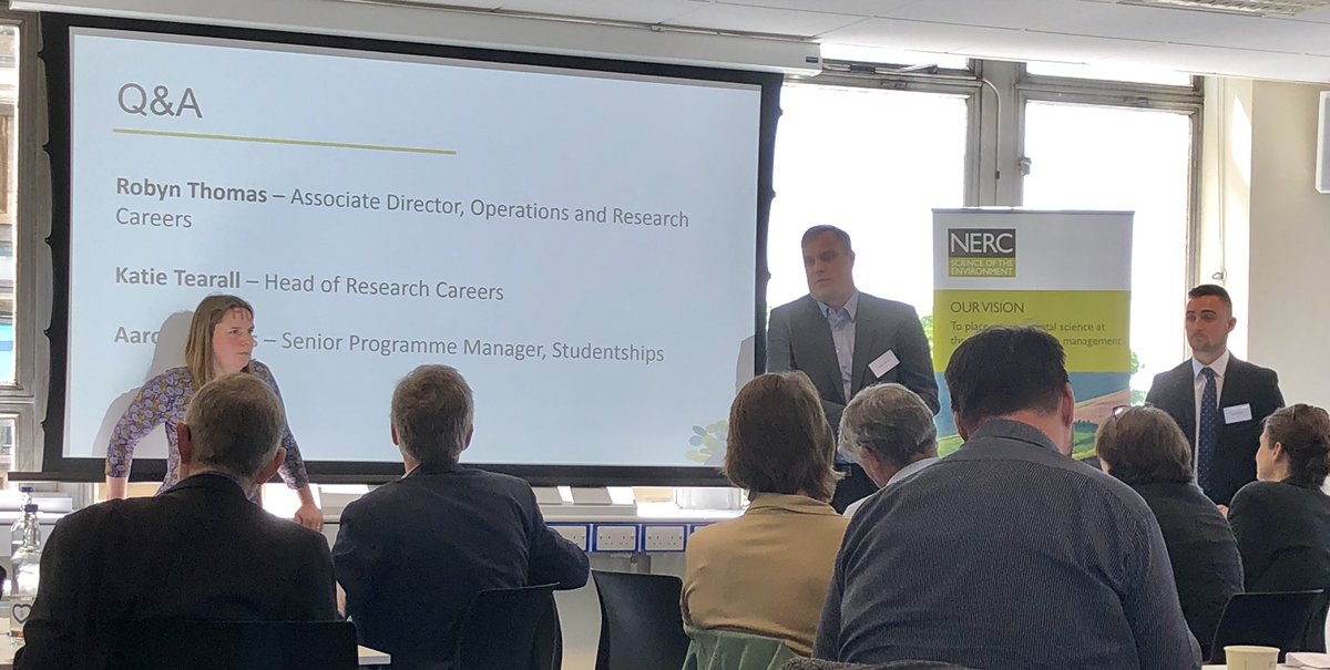 <a href="/DreamCDT/">DREAM CDT</a> Attending the <a href="/NERCscience/">Natural Environment Research Council</a> #CDT #DTP information day at <a href="/BristolUni/">University of Bristol</a>. Questions being answered