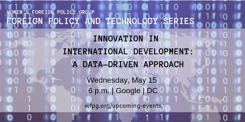 wfpg's tweet photo. How can we leverage #data to empower communities, make better policy decisions, & build stronger societies? Looking fwd to our #ForeignPolicyTech Launch tonight @googlepubpolicy with @annmei @DIAL_Kate @dial_community @implproject @StaciaGeorge @Chemonics https://t.co/MoCoSCjnfu https://t.co/0kc5pIGQwc