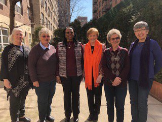 OfReligious's tweet photo. Religious at the UN:
"Women and Men Religious have a voice at the United Nations. A voice that is loud and clear as they knock on diplomats’ doors, make interventions in committees and raise awareness of critical issues in our troubled world."  
#Unanima
https://t.co/5HSBwTVBL5 https://t.co/CrE0fwhwG4