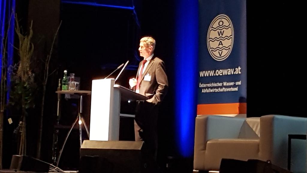 Sektionschef Holzer erläutert, wie gewohnt, die Aktivitäten des BMNT.#awt2019 #reuse