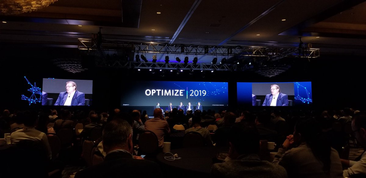flynnk_aspen's tweet image. #OPTIMIZE2019 Day 2 is under way with a great #panel on #DigitalTransformation