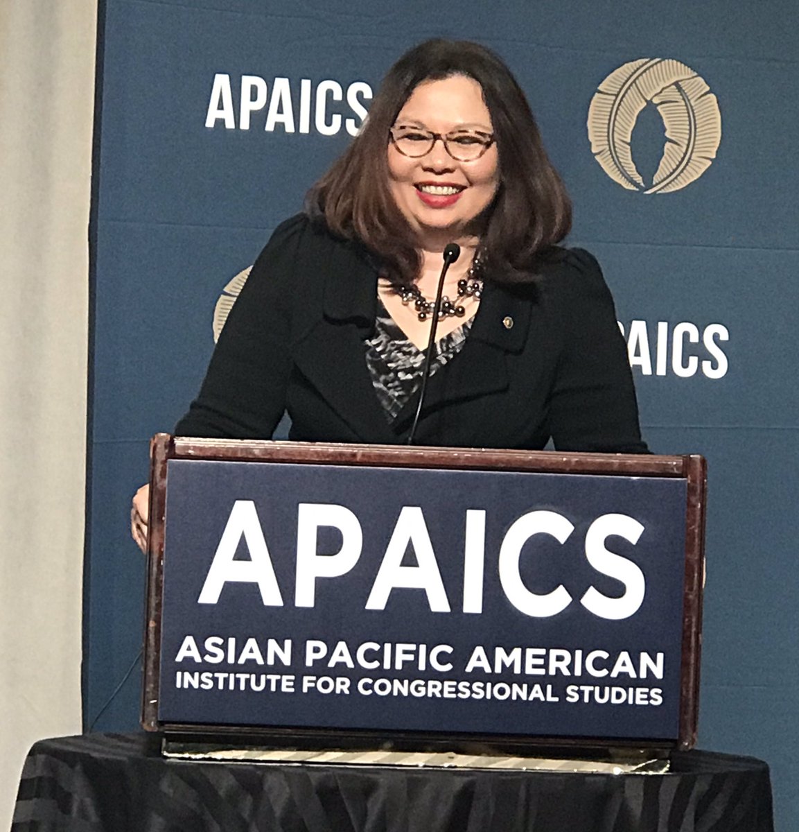 IA_Impact's tweet photo. At the @APAICS APAICS gala, the AAPI Congress members & award recipients super charged the +1000 attendees. “The arc of the moral universe is long, but it bends toward justice and it’s up to us to make this happen. Let’s not wait for someone else.” @SenDuckworth #AAPIWoke https://t.co/vZQK6NF4Z9