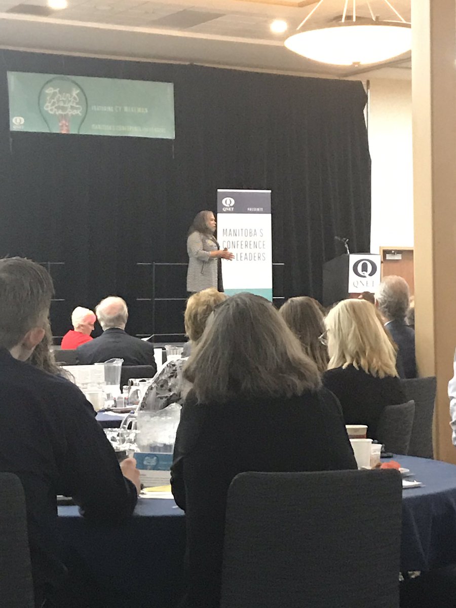 j_latsch's tweet image. Ditching the drama - Cy Wakeman brings it on in her opening remarks at today’s Q-Net conference!  Looking forward to a transformative day!  #QNETMB19