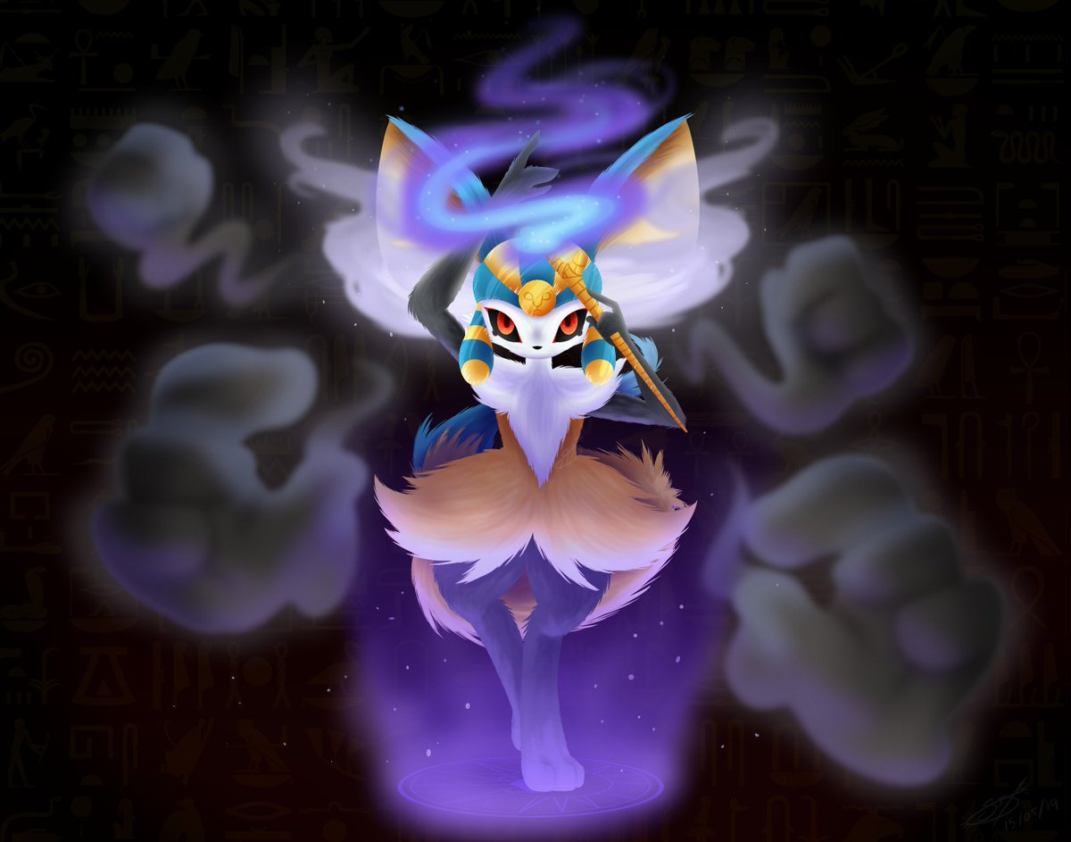 kittisusi's tweet photo. Newest #pokefusion, Cofraixen! (Cofagrigus and Braixen). #pokemon #pokemonfusion #pokefusions #trickyfusion #trickufusions @Trickywii https://t.co/pqu4aLqVVA