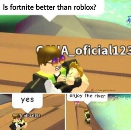 Roblox meme of the day