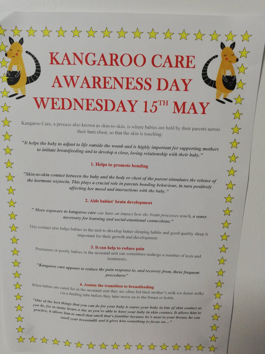 MelRichardsmel's tweet photo. @KangarooCareDay @RCHTWeCare @HGreenhill1970 Celebrating kangaroo care day on our fabulous NNU 💖 https://t.co/Xx4UaAJEvw