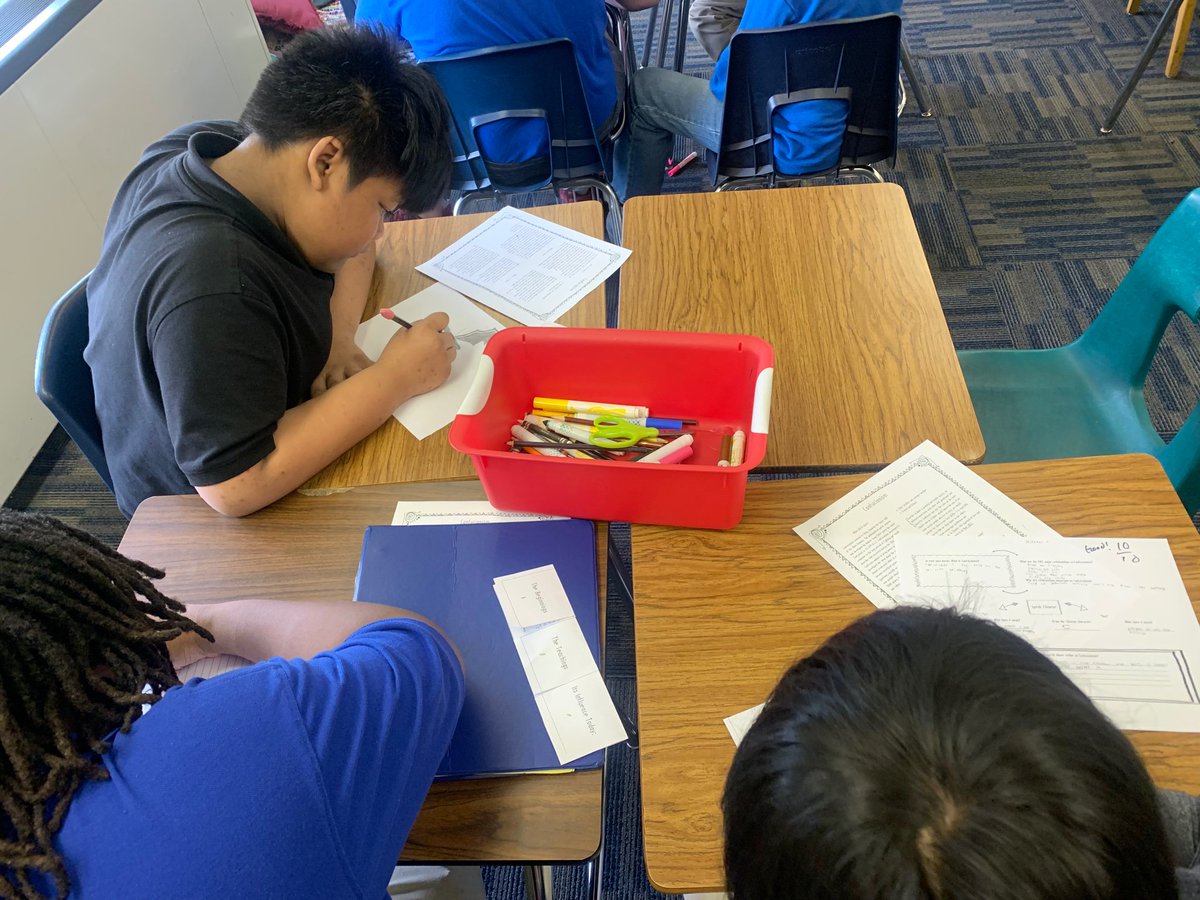 Davis6thMs's tweet photo. Stations, foldables, graphic organizers. Anything to keep them engaged until the end of the year! https://t.co/6tNgcf7Z48