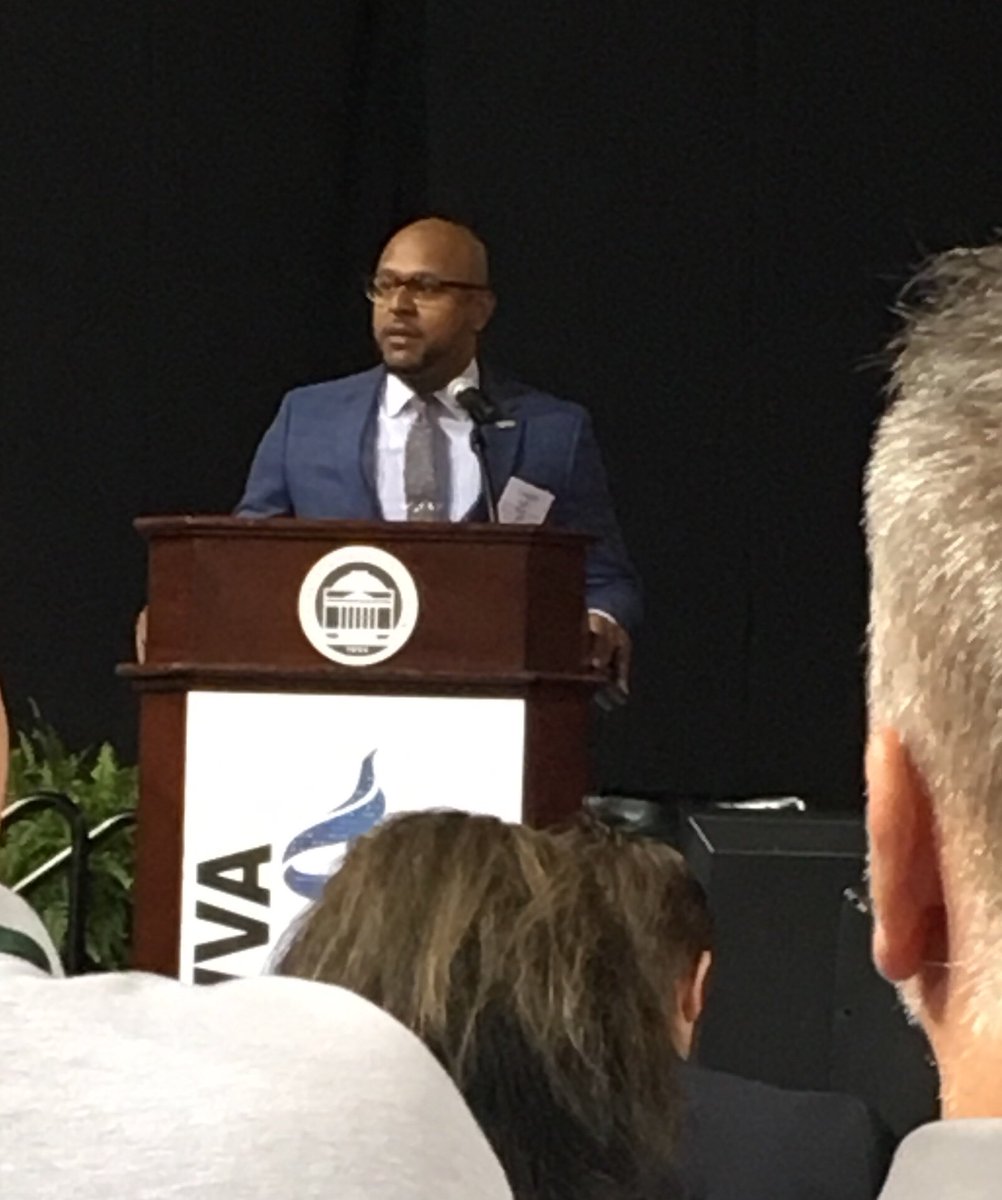 Larry Terry from UVA’s Weldon Cooper Center speaking on the importance of human, social, and natural resources capital assets. #swvaforum