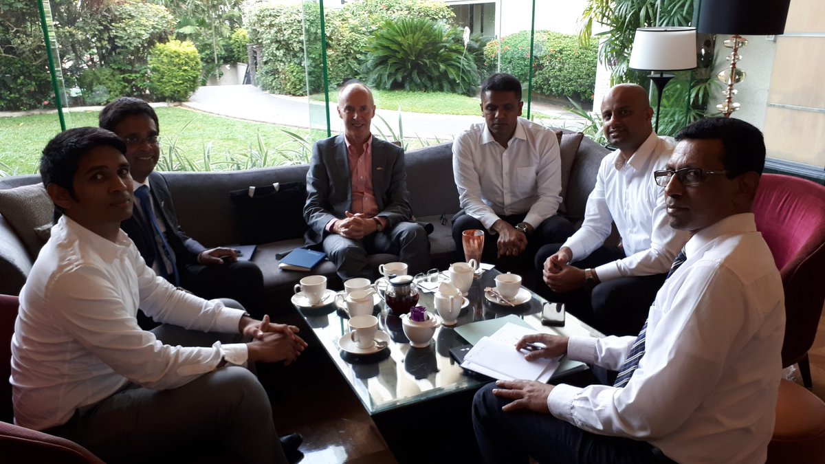 HarriKamarainen's tweet photo. Today in #Colombo I met with representatives of local think tanks and young entrepreneurs. Great potential and plenty of possibilities for 🇫🇮 &amp; 🇱🇰!
@VeriteResearch @SLASSCOM @Ulkoministerio @BusinessFinland 
https://t.co/uKO1rNaTZJ https://t.co/2axF2m4kFN https://t.co/vkOwpDEWdE https://t.co/gvvxIdMBZh