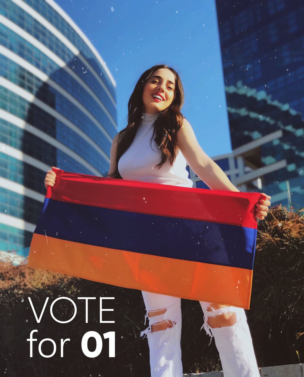 So tomorrow is the day 🤞🏻 Please vote for Armenia 🇦🇲 #01 and let’s #WalkingOut to Grand Final ❤️ Love you all !