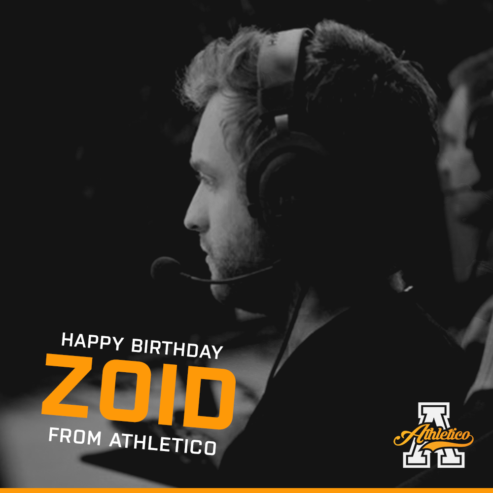 AthleticoES's tweet photo. Please join us in wishing our #ATHPUBG superstar a big HAPPY BIRTHDAY! π
Today @Zoidm8 has turned 25 years old. π§
Thanks for being cool, we hope you have a good day!
#ATHBDAY | #ATH1337 | #ATHFAM https://t.co/mRyreeP6Mc