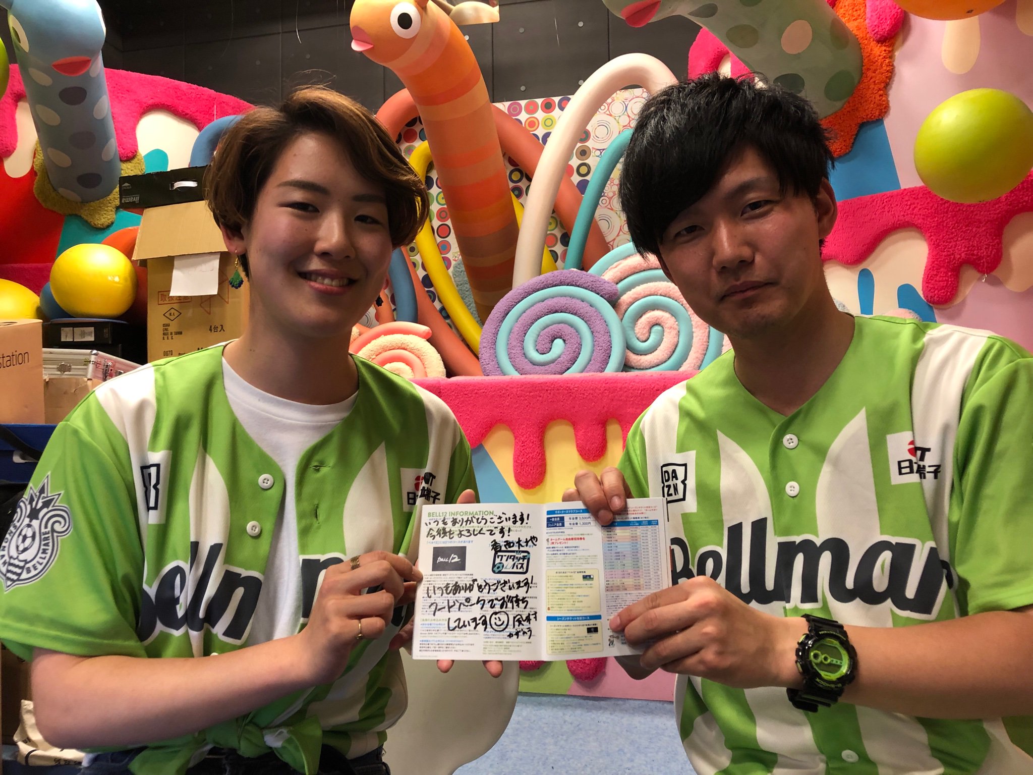 湘南ベルマーレ応援番組みんなのベルマーレ 今日のゲストはフロントスタッフの香西大地さんと風村ひかるさん 香西さんは試合 運営を取り仕切る仕事の想い 様々なイベントを担当する風村さんは思い出に残るイベントなどについて語っていただきました