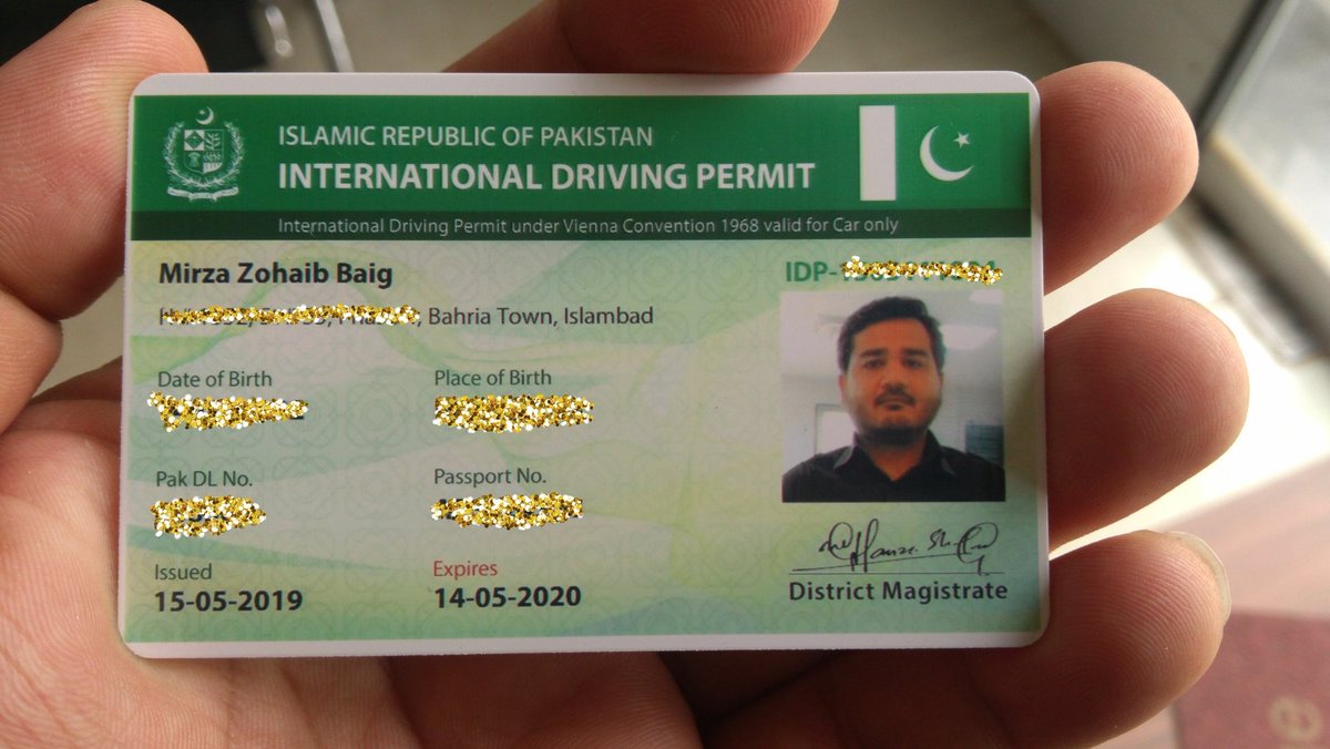 International Driving License Pakistan Islamabad Time
