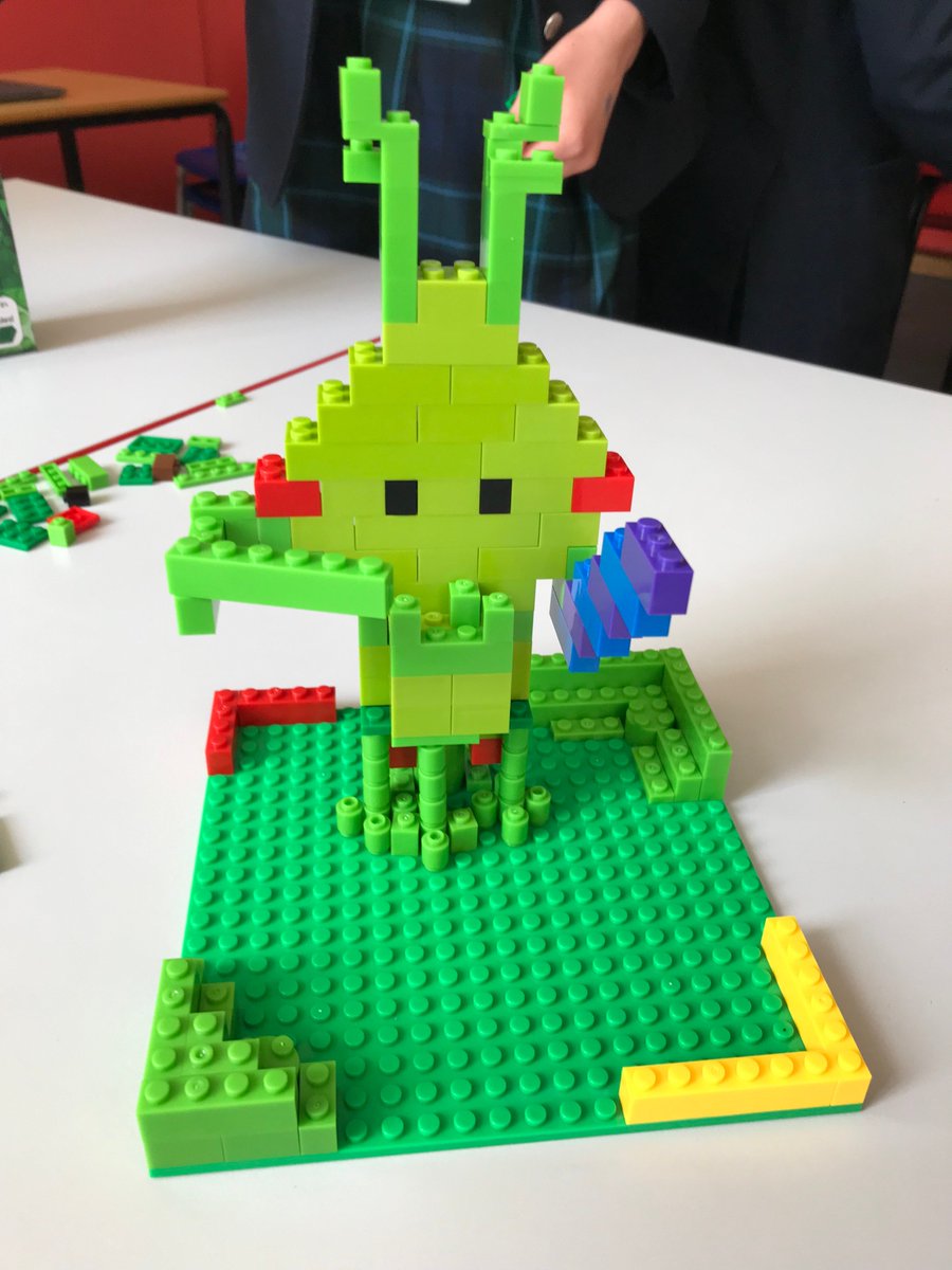 RGSWDrama's tweet photo. The #HouseSystem's take on the future with #HouseLego @LEGOIdeas today:
#Elgar built a green alien, #Wylde created an homage to @DrWhoWatch, #Ottley built a CO2 sucking Enviro-Rocket & #Whiteladies built a conceptual look at the present vs the future. https://t.co/An94xfUIt8