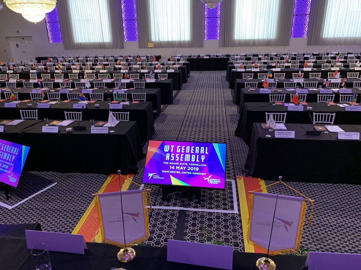 HospitalityWes's tweet photo. It was a privilege to host @WorldTaekwondo1 and @GBTaekwondo conference @vermilionuk yesterday. A very successful event. Good luck to everyone at the championships this week #EventProfs #eventmanagement #manchester #Taekwondo #WorldTaekwondoChampionships https://t.co/3CrTtAmctB