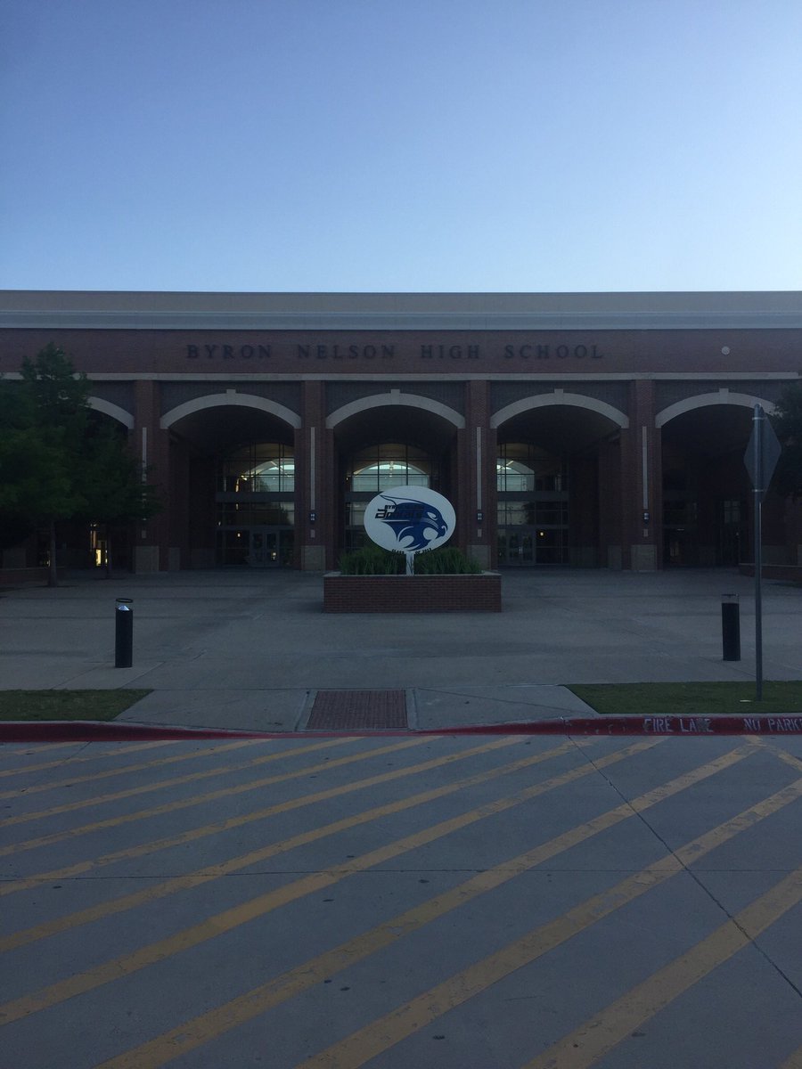 OBUCoachGower's tweet photo. Love seeing Coach Leonard and Coach Haire at Byron Nelson HS!  Great Bobcats to Bison! https://t.co/EZEVlokls1